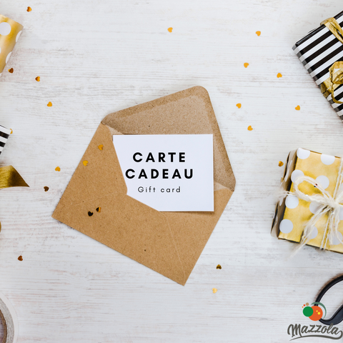 Cartes cadeaux Mazzola - Gift certificate