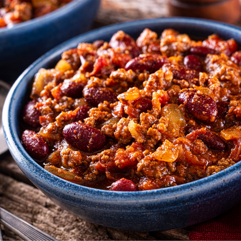Chili (végane ou à la viande)- sans gluten/sans lactose