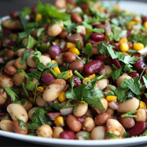Salade de Haricots Mélangés (Vegan)