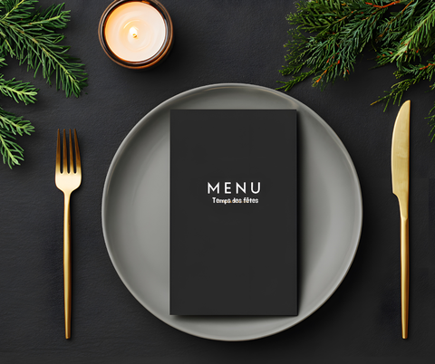 Menu temps des fêtes - Christmas menu