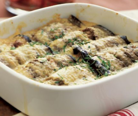 Cannellonis aux aubergines et fromage
