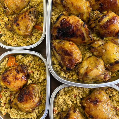 Lemon chicken thighs (gluten-free/lactose-free)