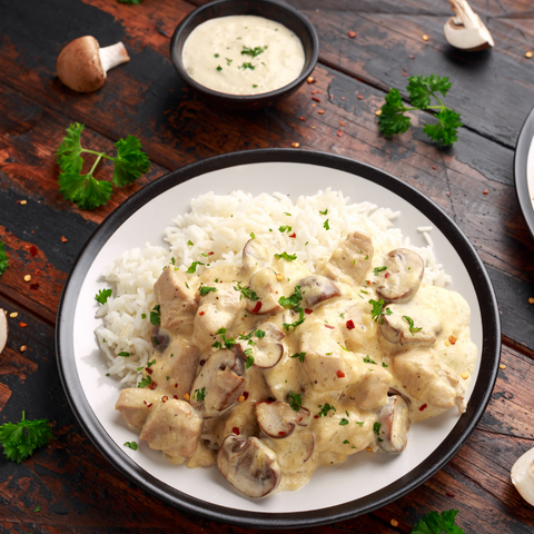 Poulet aux Champignons (sans gluten)