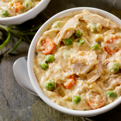 Poulet à la King (contient lactose) 1L avec vol-au-vent (6 ou 3)